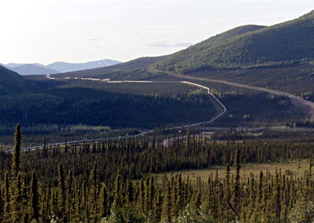 Alaska Pipeline crossing the Brooks Range 2
