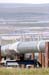 Alaska Pipeline descending from the Brooks Range to the Sagavanirktok River